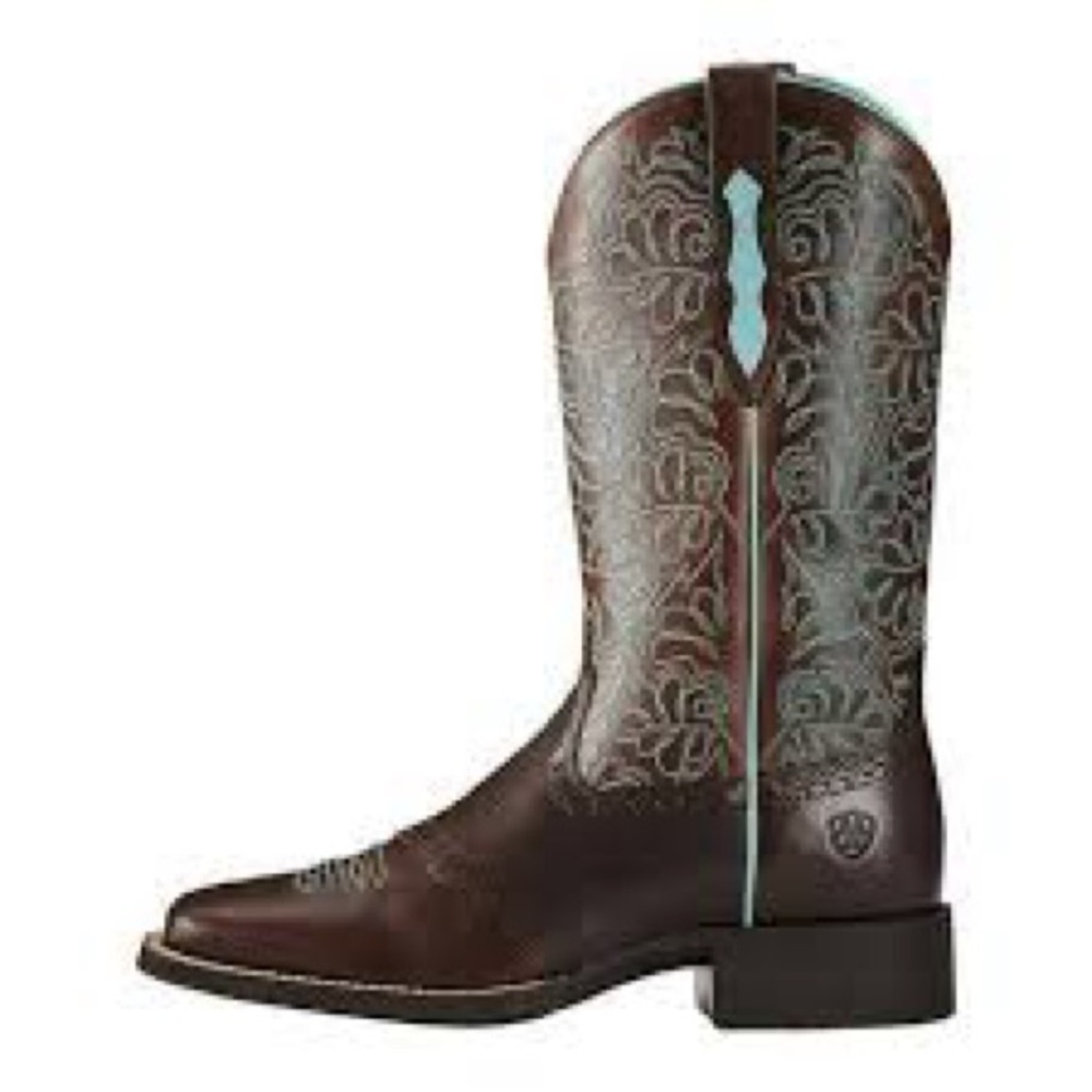 Ariat Women's Round Up Remuda Western Boots Dark Brown Sz 6.5 - Picture 15 of 16